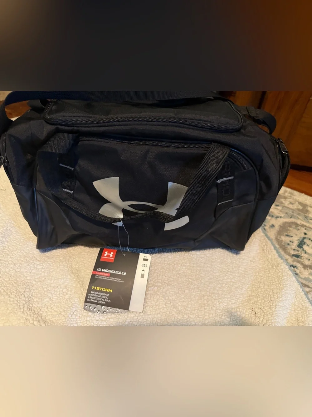 Under Armour Black UA Undeniable 3.0 Duffel Bag